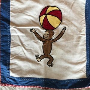 Pottery Barn Curious George pillow sham